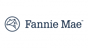 Fannie Mae Logo blue on white background