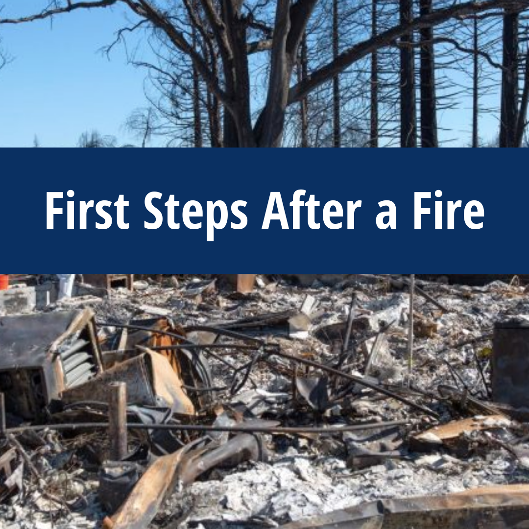 Community To Community Advice First Steps After A Fire Part 1 