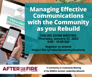 Managing effective communications with the community