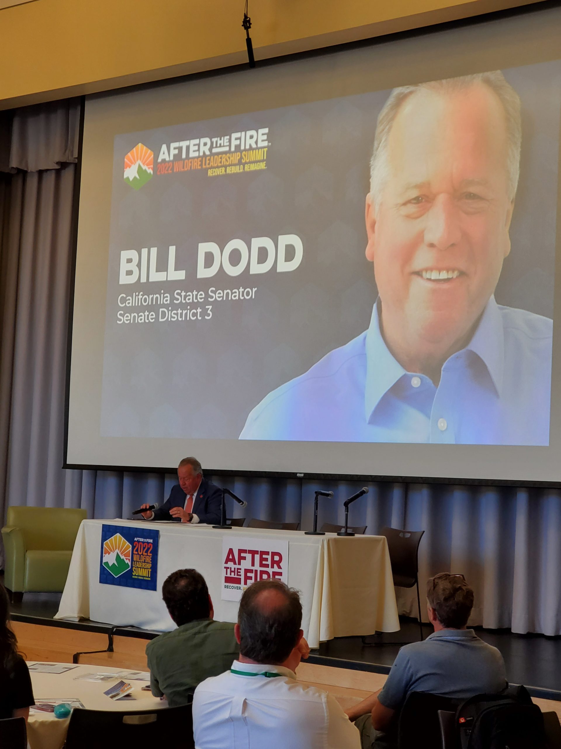 We were honored to have CA State Senator Bill Dodd join us to share efforts related to wildfire mitigation and recovery that is happening in the state legislature