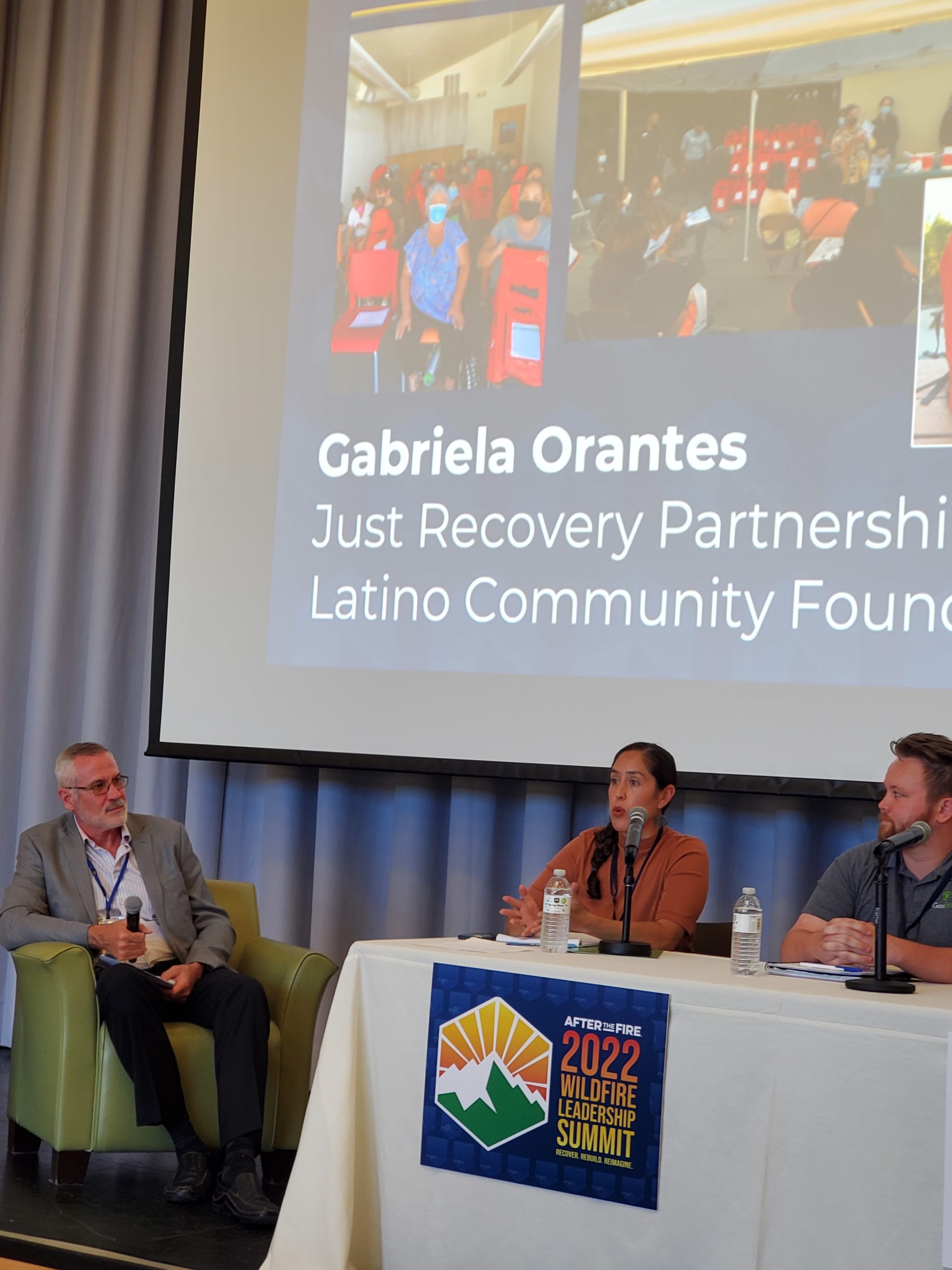 Gabriela Orantes outlined what is required for a Just Recovery, as detailed in the Latino Community Foundations recent report by that name