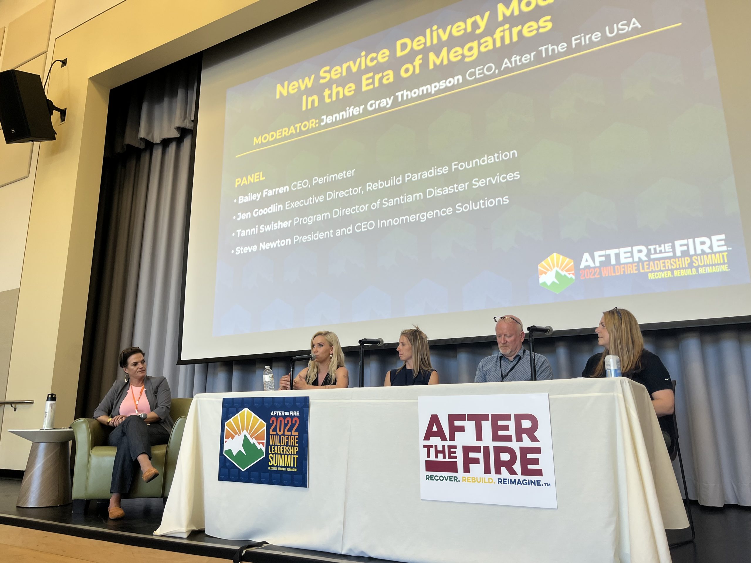 Jennifer Gray Thompson moderated a panel highlighting new service delivery methods