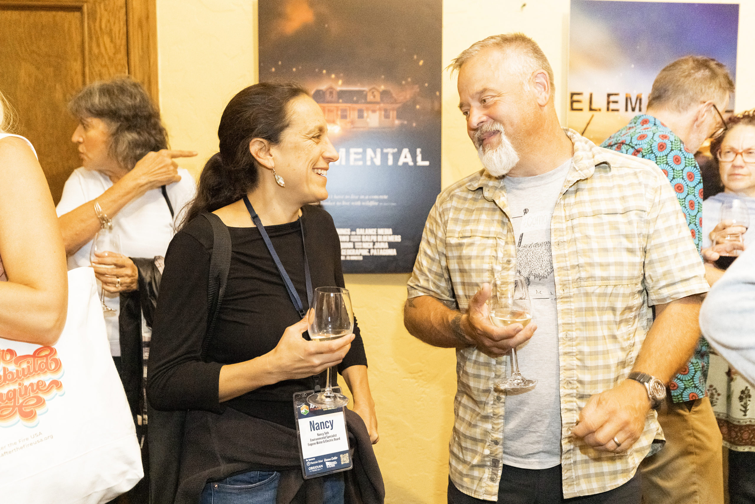 At Sebastiani Theater during the Reception for the private screening of Elemental, sponsored by Obsidian Wine Company Photo by CGenesis Botello