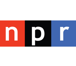NPR logo with a white n on red, p on black, and r on blue background blocks—symbolizing resilience and community recovery, much like the efforts of After the Fire USA before the fire and in its aftermath.
