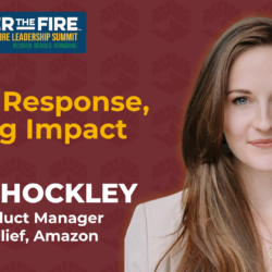 Sam Shockley, Senior Product Manager at Amazon, featured as a speaker for the 2025 Wildfire Leadership Summit.